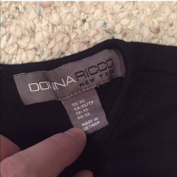 Donna Ricco Black Sleeveless Dress - Picture 5 of 5